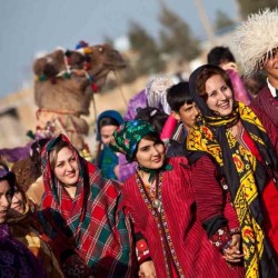 گردش قطار گردشگری گرگان، جشنواره اقوام در سرزمین اسب و تار | عکس