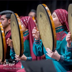 کنسرت دف نوازان نوای شورانگیز به همراهی گروه همنوازان سایه | عکس