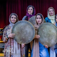 کنسرت دف نوازان نوای شورانگیز به همراهی گروه همنوازان سایه | گزارش تصویری تیوال از تمرین گروه دف‌نوازان آوای شورانگیز، سری نخست / عکاس: سارا ثقفی | عکس