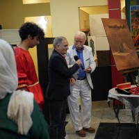 نمایش غم غربت در دیار | سوگند سیاه باز جوان و رخصت آغاز اجرای نمایش | عکس