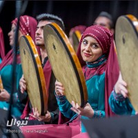 کنسرت دف نوازان نوای شورانگیز به همراهی گروه همنوازان سایه | گزارش تصویری تیوال از کنسرت گروه دف‌نوازان شورانگیز، سری دوم/ عکاس: سارا ثقفی | عکس