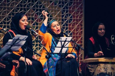 ورود زنان روی «سن» ممنوع | عکس