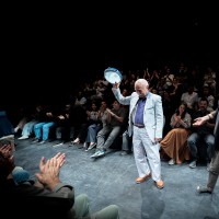 نمایش شب | نخستین اجرای نمایش «شب» در تماشاخانه ایرانشهر روی صحنه رفت | عکس