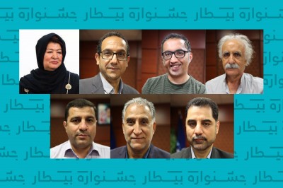 پوران درخشنده و محمدرضا اصلانی در جمع داوران | عکس