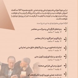 دوره آموزشی مدرسه تیاتر مولوی | عکس