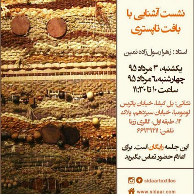 نخستین نشست معرفی و شناخت هنر «تاپستری» | عکس