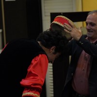 نمایش غم غربت در دیار | سوگند سیاه باز جوان و رخصت آغاز اجرای نمایش | عکس