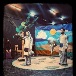 نمایشنامه‌خوانی گورخر سیاه | عکس