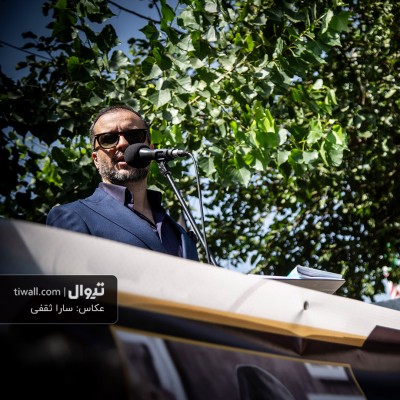 گزارش تصویری تیوال از مراسم تشییع پیکر زنده یاد اکبر عبدی / عکاس: سارا ثقفی | عکس