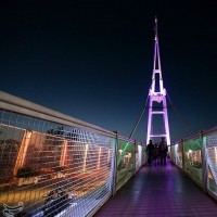 پل معلق مشگین‌شهر؛ اردبیل | عکس