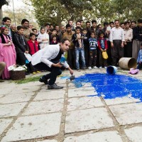 نمایش نهمین جشنواره بین المللی تیاتر خیابانی مریوان | گزارش تصویری تیوال از نمایش ذات انسان در طبیعت / عکاس: سید ضیاالدین صفویان | عکس