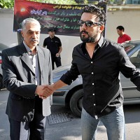 حامد بهداد به سوگ پدرش نشست  | عکس