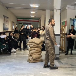 نمایش خمپاره زمان | عکس