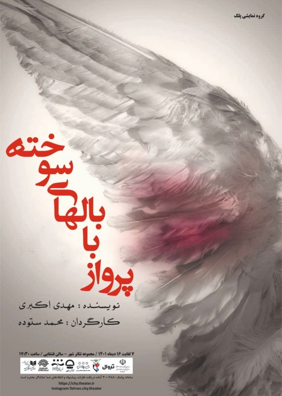 نمایش «پروازبابالهای سوخته» در تالار قشقایی به صحنه می رود | عکس