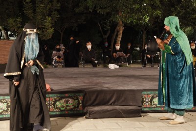 تعزیه «فضل و فتاح» مقابل تالار وحدت اجرا می‌شود | عکس