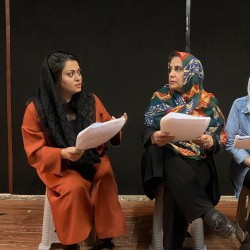 نمایشنامه‌خوانی مهین | عکس