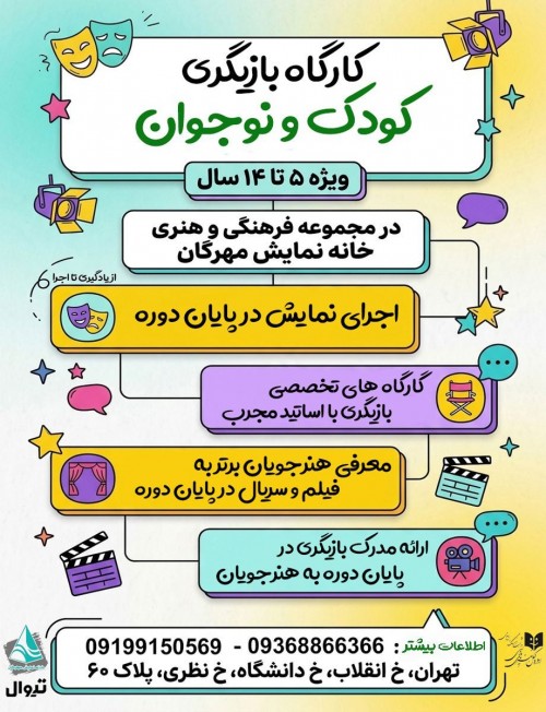 عکس کارگاه «مهرنگ» آموزش تخصصی کودک و نوجوان