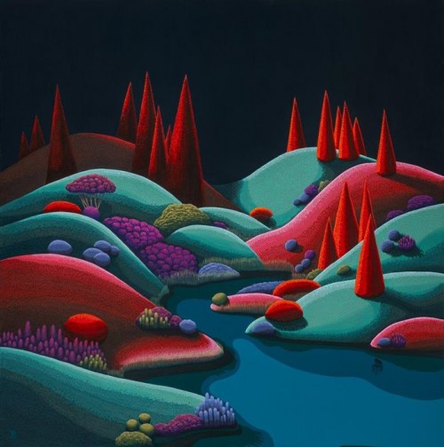 عکس نمایشگاه نیلی پنهان