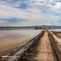 احیای دریاچه حوض سلطان | عکس