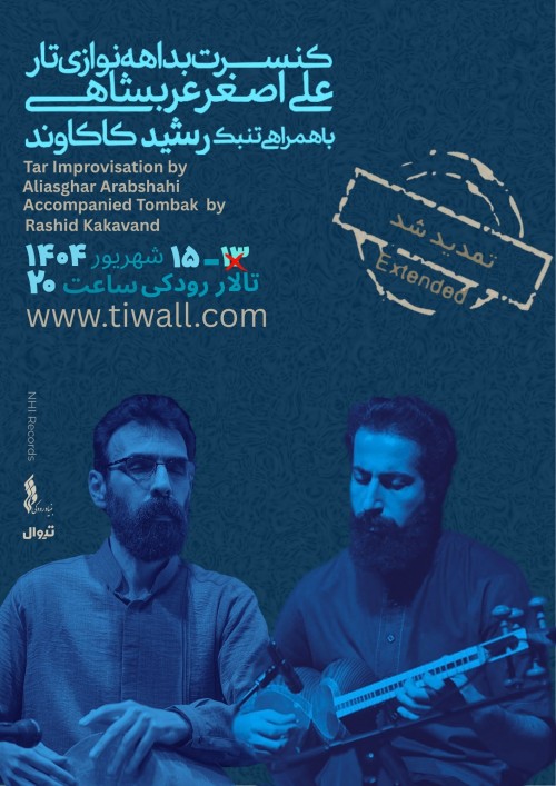 عکس کنسرت بداهه‌نوازی تار و تنبک