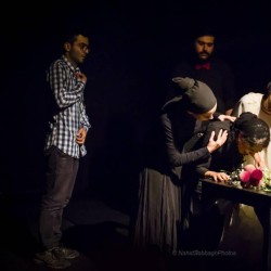 صحنه‌خوانی لیتراما | شنبه‌های نمایش انگلیسی در مکتب تهران | عکس