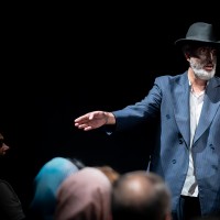 نمایش شب | نخستین اجرای نمایش «شب» در تماشاخانه ایرانشهر روی صحنه رفت | عکس