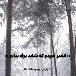 نمایشنامه‌خوانی آنقدر سردم که شاید برف ببارم | دیوار | عکس