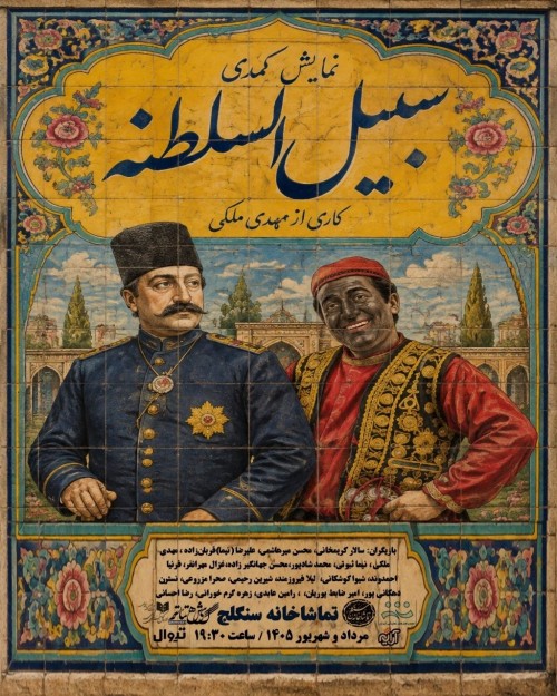 عکس نمایش سبیل‌السلطنه