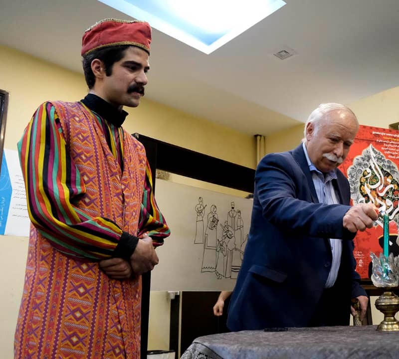 سوگند سیاه‌باز جوان با حضور دو سیاه‌باز پیشکسوت | عکس