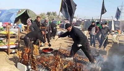 «میهمان‌نوازی اربعین» در کنار «دوتار» جهانی شد | عکس