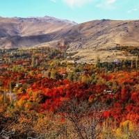 طبیعت پاییزی روستای سیلوار همدان | عکس
