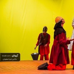 نمایش مضحکه‌ی «جنگنامه‌ی غلامان» تقلید در یک مجلس | عکس