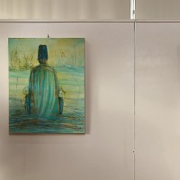 نمایشگاه خیریه نقاشی های «صبا صالحی» در گالری غربی «برج میلاد» افتتاح شد | عکس