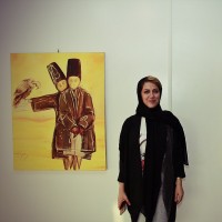نمایشگاه خیریه نقاشی های «صبا صالحی» در گالری غربی «برج میلاد» افتتاح شد | عکس