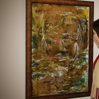 نمایشگاه خیریه نقاشی های «صبا صالحی» در گالری غربی «برج میلاد» افتتاح شد | عکس